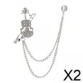 thumbnail image 1 of Broche Pin de solapa,Broche para hombre,Pin de solapa,insignia,broche,joyería de cadena,Cadenas colgantes,Pin de solapa para cuello,decoración de camisa,Traje profesional,camisas de, 1 of 10