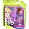 thumbnail image 4 of Polly Pocket Active Pose Totes Cute Lila Glam Doll with Salon Kit, 4 of 4