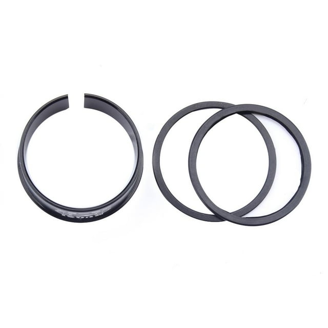 Juego de conversión de soporte inferior para bicicleta de montaña, arandela de anillo adaptador de eje BB Negro Zulema Conversión de Soporte Inferior