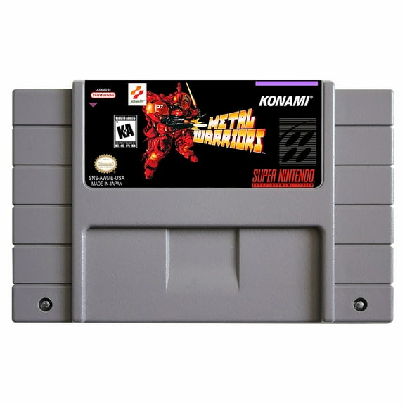 SNES Games Cartridge Metal Warriors
