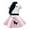 Light Pink, variant on Hip Hop 50’s Shop Baby/Infant Girls 3 Piece Poodle Skirt Costume Set (6 Month Light Pink)