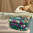 thumbnail image 2 of HELLHERO Handheld Travel Steamer Bag Tulip with Zipper Closure Easy to Store and Carry for Clothing Ironing Machines, Bag Only, 2 of 6