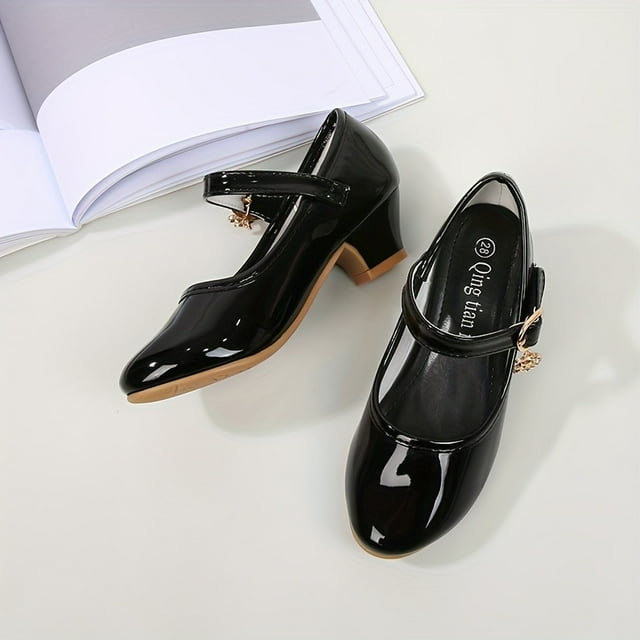 KEINXS Vibrant Chic High Heel Shoes for Girls - Ultra-Lightweight Non-Slip Soft-Bottom Breathable Comfortable Perfect for Performance Party Spring and Autumn - Trendy Elegant So