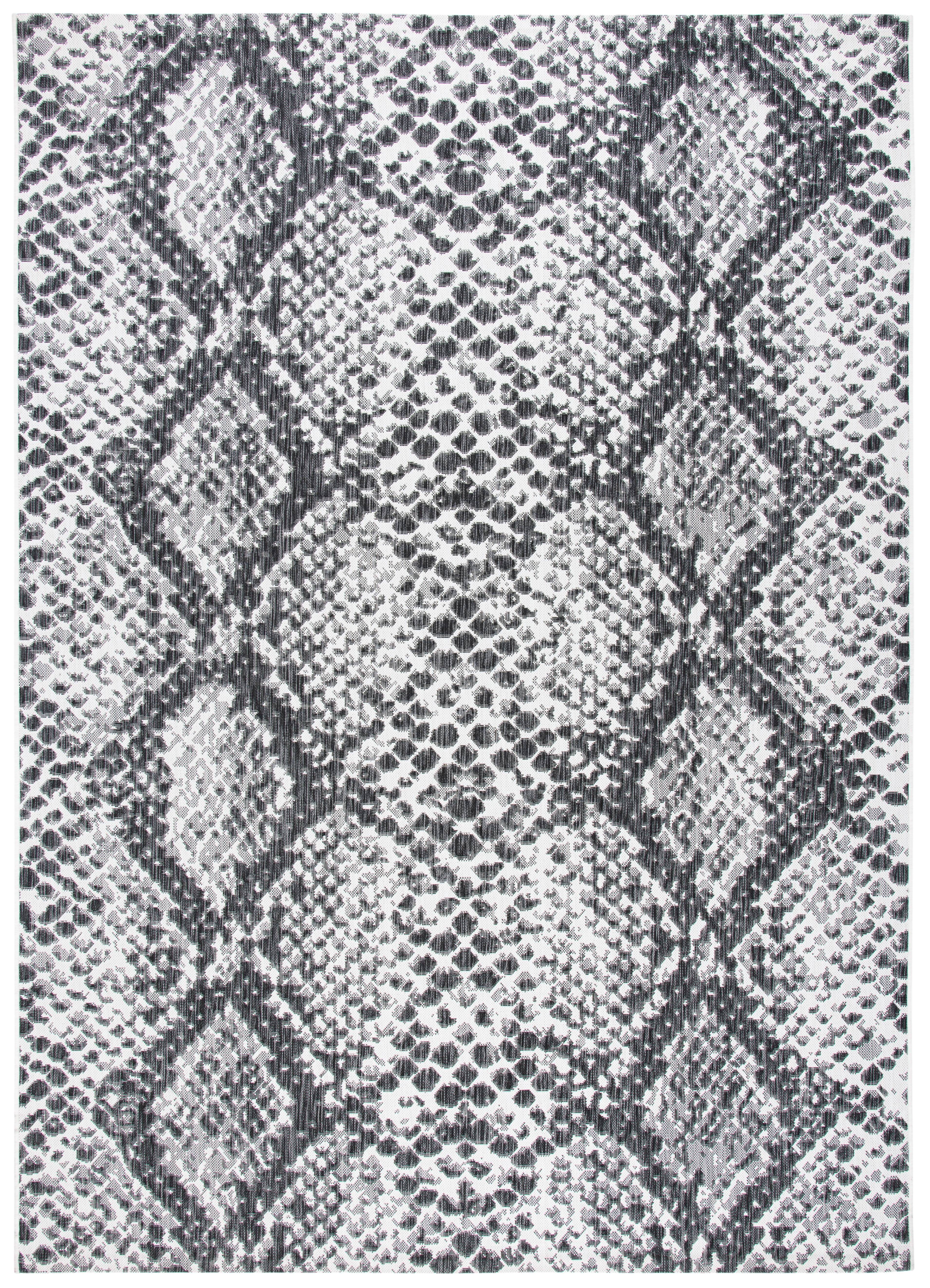 Safavieh Courtyard Alphonse Animal Indoor/Outdoor Area Rug, Gray/Black, 8' x 10'