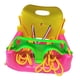 thumbnail image 1 of Asiento colgante infantil para exteriores, 44 cm x 34 cm x 40 cm, con respaldo alto, ideal para parques, patios y salas de juegos. Rosa, 1 of 9