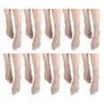 thumbnail image 1 of Sonducket 10 pares de calcetines de seda de cristal, ultrafinos, ligeros, no fáciles de romper, resistentes al desgaste, transpirables, calcetines Accesorios de disfraces Gary Sonducket AP009875-02B, 1 of 5