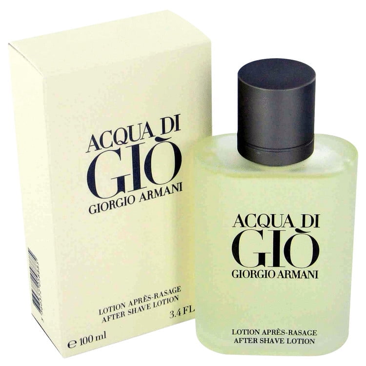Giorgio Armani Acqua Di Gio Men s Aftershave 3.4 Oz Soothes Calms Skin Aquatic Woody Scent Walmart