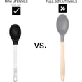 thumbnail image 2 of Collection 9 Piece Mini Kitchen Utensil Set- Stainless Steel and Silicone Kitchen Tools- (Black), 2 of 8