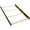 Chestnut, variant on Full-Size Conversion Kit Bed Rails for Simmons Kids Cribs by Delta (Vintage Espresso)