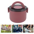 thumbnail image 4 of Lunch Box, Leakage Proof Detachable Compartment Design Plastic 1000ml Bento Box  For Students For Office For Home  For Picnic  Blue,Red,Green, 4 of 8