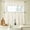 Beige, variant on Nanshing Ethel Rod Pocket 3-Piece Stripes Tier Curtain Sets, Navy, 56" x 14"