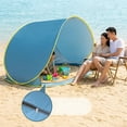 thumbnail image 4 of YWIYIUD 1PC Portable UVResistant Beach Tent Lightweight and Foldable Beach Tent Practical BeachEssentials Suitable for Outdoor Travel Vacation and Camping, 4 of 7