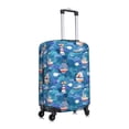 thumbnail image 3 of Haiem Watercolor Ships Luggage Cover Printed Suitcase Covers for Luggage Elastic Washable Suitcase Protector Fits 18-32 Inch Luggage-X-Large, 3 of 9