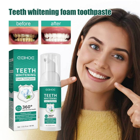 Jienlioq Whitening toothpaste with Color Correcting Technology - Neutralizes Yellow Stains for Bright Smile, Fresh Breath & Enamel Care - 2-Pack