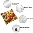 thumbnail image 4 of Autumn Pumpkin Maple Leaves Throw Pillow Covers  Decorative Pillowcase Cushion Covers Soft Velvet Pillow Cases for Sofa Couch Bed Car Bedroom Fall Thanksgiving Decor, 4 of 6