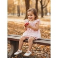 thumbnail image 4 of BemeyourBBs Infant Baby Girls Summer Clothes Plaid Gingham 2 Pieces Smocked Outfit Fly Short Sleeve Camisole Tank Vest Top with Elastic Waist Shorts Set, 4 of 9