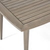 thumbnail image 5 of GDF Studio Ivan Outdoor Acacia Wood Square Dining Table Gray, 4 Person, 5 of 7