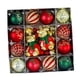 thumbnail image 4 of 44 bolas navideñas surtidas para fiestas, compromisos, cumpleaños y festivales. Oso dorado rojo y verde, 4 of 9