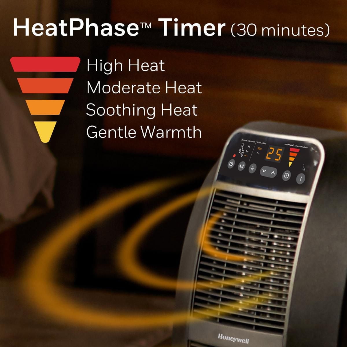 Honeywell HCE845BC HeatGenius™ Dual-Zone Ceramic Heater