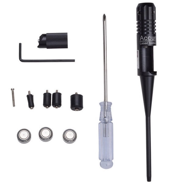 Kit de mira láser roja Boresighter para rifles de pistola calibre .22 a .50
