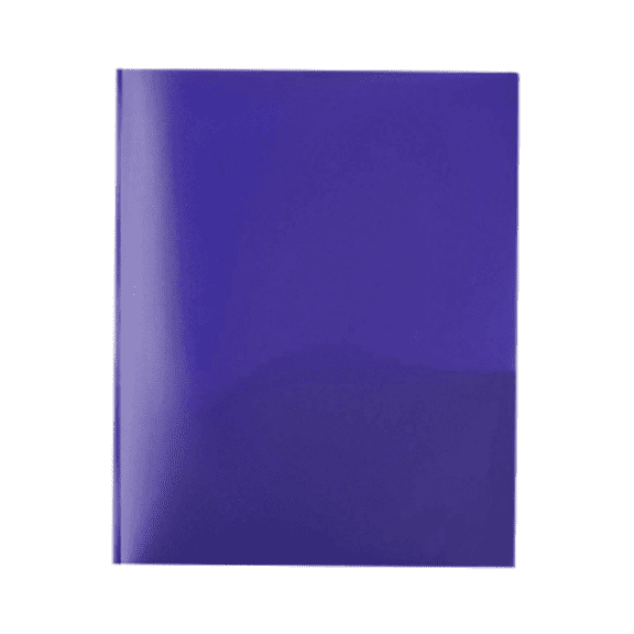 BCMMKLPP Colored Plastic Folders with Pockets, 2 Pocket Poly Folders for Home and Office, Durable Heavy Duty File Folders, Assorted Colors