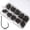 Black 100 per box, variant on CEORPER 100/500Pcs Barbed Fish Hook With Eye Carbon Steel Fish Hook Circles Hook