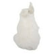 thumbnail image 4 of Nimomo Conejo de Peluche Modelo portátil Mini Conejo de Peluche Realista Animal Realista Pascua Adorno para el hogar Juguete de simulación Modelo Regalo(Blanco), 4 of 5