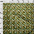 thumbnail image 3 of oneOone Cotton Poplin Dark Olive Green Fabric Abstracts Craft Projects Decor Fabric Printed By The Yard 56 Inch Wide, 3 of 5