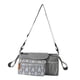 thumbnail image 4 of Bolsa colgante para cochecito de bebé, organizador de bolso para cochecito, resistente, bolsa de pañales para cochecito Flechas grises, 4 of 9