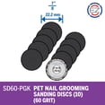 thumbnail image 3 of Disco Lijar Grano 60 Madera Ez-Lock 10 Pzs 2615E411AC Dremel 2615E411AC, 3 of 4