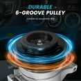 thumbnail image 6 of Sennachine For Jeep Grand Cherokee Dodge Challenger Charger Chrysler 300 A/C Compressor, 6 of 8