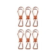 thumbnail image 3 of Pisapapeles Prichos Glam Color Dorado de Metal 6 Piezas por Empaque, 3 of 4