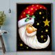 thumbnail image 2 of Cuadros Decorativos 5D bricolaje taladro completo forma redonda Santa Rhinestone diamante dibujo decoración del hogar Ehuebsd Nuevos Originales, 2 of 9