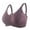 Purple, variant on Xmarks Everyday Zipper Bras - Women's Front Easy Close Builtup Sports Push Up Bra with Padded for Middle Aged Women - Pack of 4 36/80
