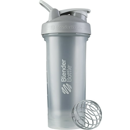 UPC: 0847280057344 | BlenderBottle Classic V2 28 Oz Pebble Gray Solid Print Shaker Cup with Flip-Top Lid