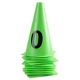 thumbnail image 4 of 10pcs Bright Green Soccer Training Cone, Football Barriers Marker Football Marking Discs, For Skating Soccer, 4 of 8