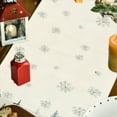 thumbnail image 5 of Cinvoph Christmas Table Runner Tree Snowflake Table Runner, Seasonal Winter Kitchen Dining Table Decoration for Home Party Decor 13"x72", 5 of 6