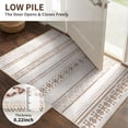 thumbnail image 6 of KoshiMe Area Rugs 8'x10', Low Pile Non-Slip Washable Rug for Living Room, Soft Boho Moroccan Neutral Geometric Indoor Rug for Bedroom Dining Room Office, Cream Brown, 6 of 9