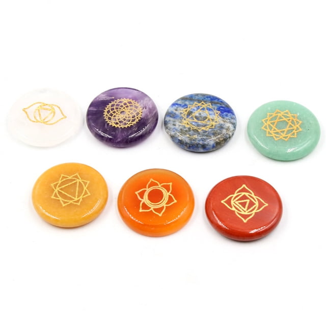 Minnieouse 7 Uds. De piedras preciosas talladas, piedras de cristal pulido, señal ligera, resistente, accesorio de adorno duradero, regalo para niños y Accesorios de disfraces Minnieouse AP014619-00