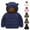 Navy, variant on Spazoro Toddler Girls Puffer Jackets, Bear Ear Hood Fleece Padded Windproof Full-Zip Winter Coat for Kids Navy Size 2 T