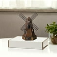 thumbnail image 5 of CxhicLuv Resin Windmill Christmas Ornament, Colorful Desk & Office Decorations, Happy Holiday Decorations for Living Room & Bookshelf, Cute Money Box Gift for Christmas Party Décor, 5 of 6