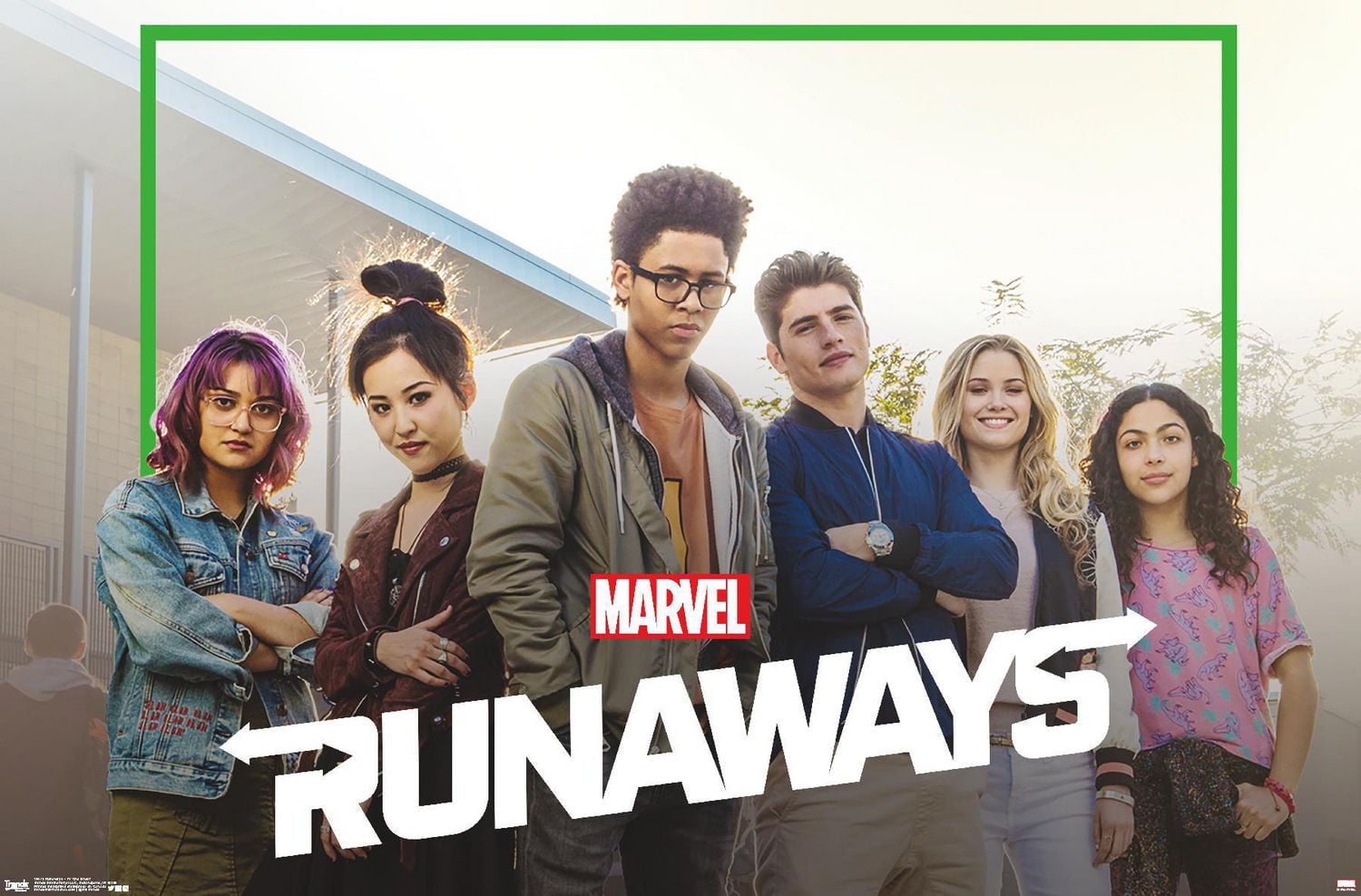 Marvel Comics TV - The Runaways - TV One Sheet Wall Poster, 22.375" x 34"