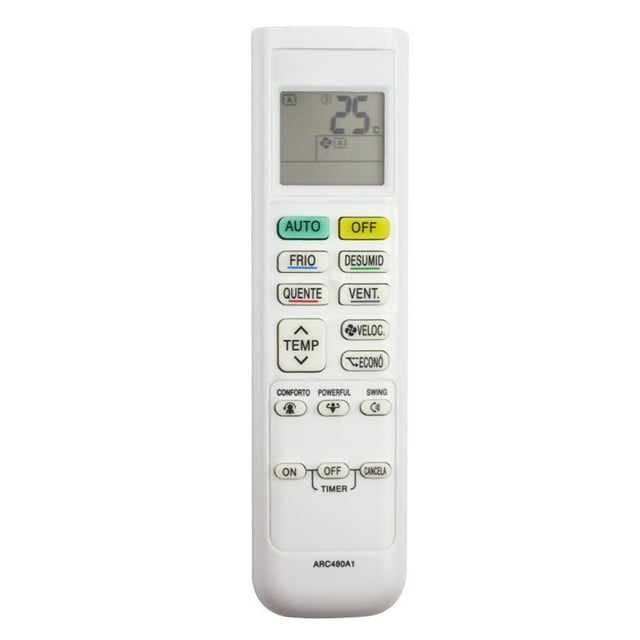 Bearachild Mando a distancia de alta compatibilidad ABS para aire acondicionado, original duradero y fácil de usar Controles remotos