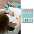 thumbnail image 1 of 4ml Chisel Tip Highlighter Marker Pens Assorted Candy Colors for School Stationery Art Projects 6PCS, 1 of 3