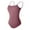 Brown, variant on KIJBLAE Women's Basic Scoop Neck Spaghetti Strap Solid Color Stretchy Leotards Bodysuit Dancewear Gymnastics Ballet Undershirts Pink M