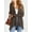A-08 Dark Brown, variant on Women's Long Sleeve Open Front Cardigans Casual Lightweight Cover Ups, Dark Brown, 2XL
