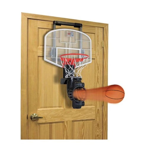Franklin Sports Shoot Again Over The Door Mini Basketball Hoop With Rebounder And Automatic Ball Return Walmart Com