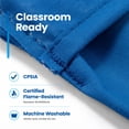 thumbnail image 6 of Seat Sack Elastic Student Chair Storage Pocket - Fits 12"-17" Seats, Stretch Over-the-Chair Storage for Student Desk Organization, Blue, 1-PK, 6 of 10
