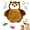 Owl, variant on Active Moving Pet Plush Toy,New Interactive Dog Toy Pet Bouncing Balls Plush Sound Electronic Toys,USB Rechargeable Interactive Plush Sound Electronic Shake Bounce Toy for Dogs