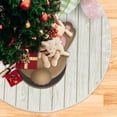 thumbnail image 5 of Coolnut Christmas Tree Skirt, Home Decoration Large Round Christmas Tree Skirt for Holiday Party Home Christmas Day Ornaments,35.4", 5 of 6